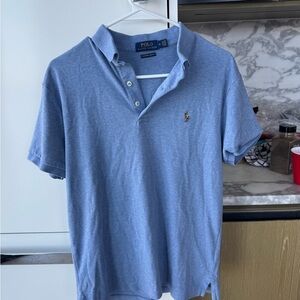 Polo by Ralph Lauren Blue Polo Shirt Classic Piqué Knit